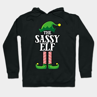 Sassy Elf Matching Family Group Christmas Party Hoodie